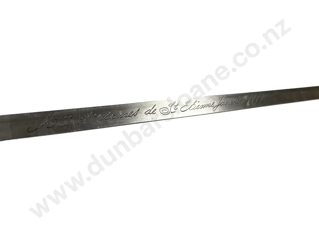 1879 French St Etienne Sword Bayonet & Scabbard Image 1++