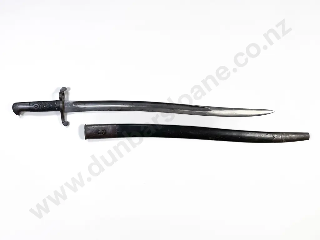 Land Wars Era British 1856/58 Enfield Sword Bayonet and Scabbard Image 1++