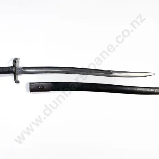 Land Wars Era British 1856/58 Enfield Sword Bayonet and Scabbard