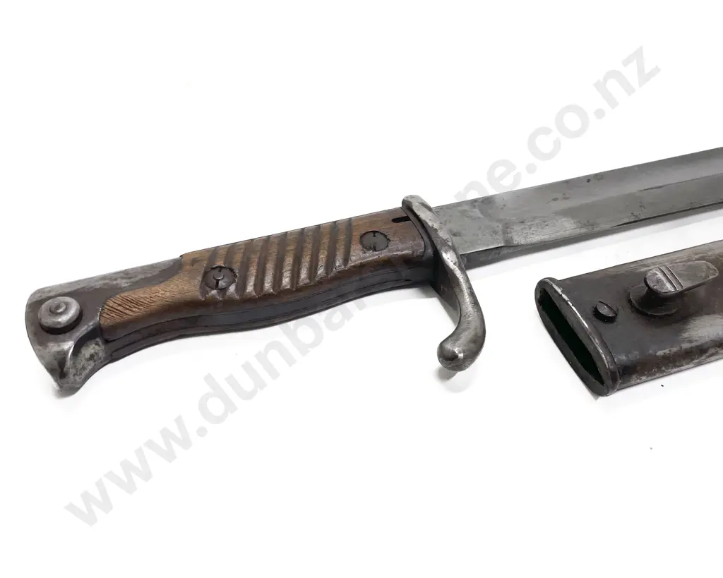 WWI German 1898/05 Waffenfabrik Mauser A.G. Oberndorf a N Butcher Blade Bayonet Image 1++