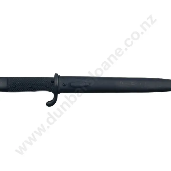 Probable WWII German Rifle Bayonet Knife and Scabbard