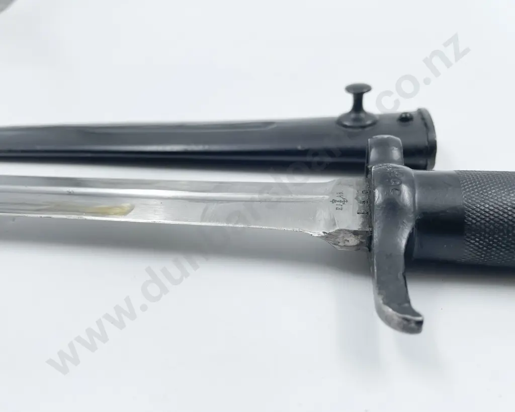 WWII Swedish EJAB 1896 Mauser Bayonet and Scabbard Image 1++