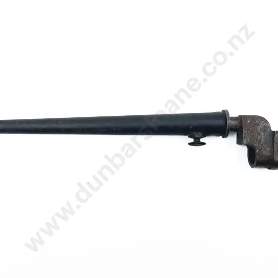 WWII British Lee Enfield No 4 MKII Spike Bayonet and Scabbard
