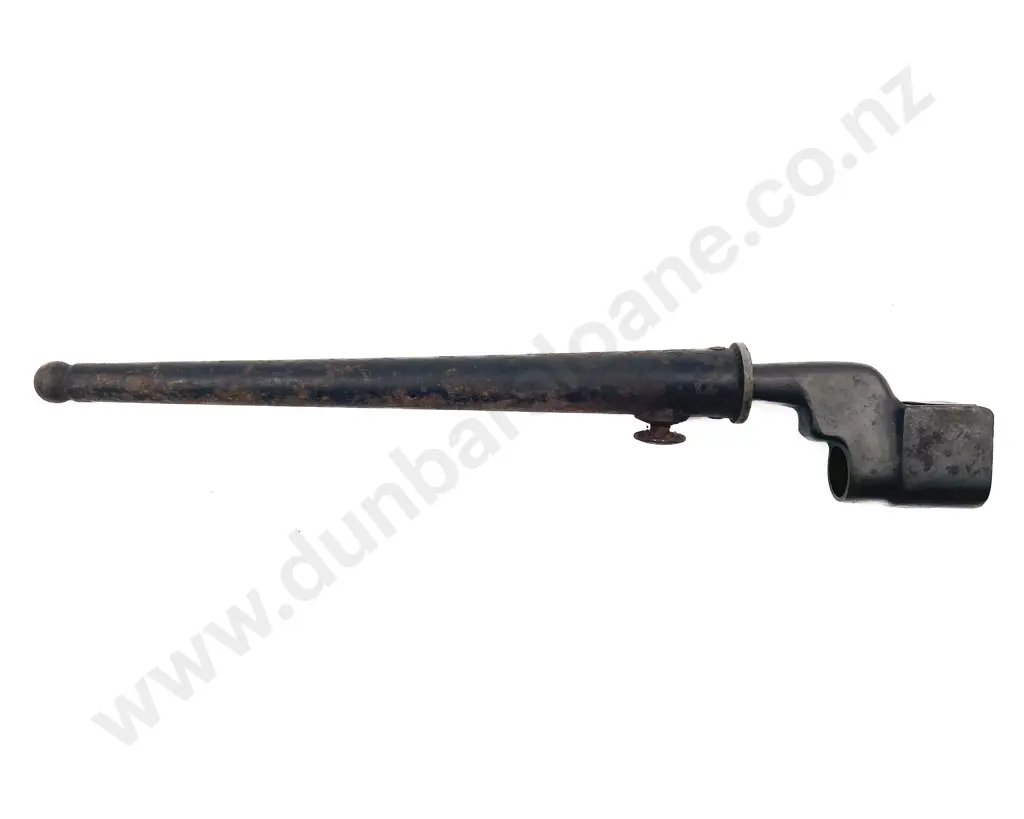WWII British Lee Enfield No 4 MKII Spike Bayonet and Scabbard Image 1++