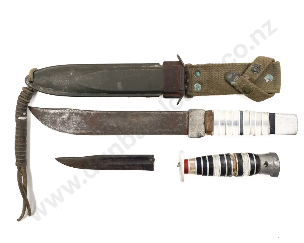 Two WWII Trench Art Daggers Image 1++