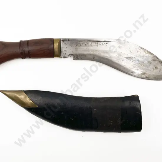 Kukri Knife with Leather Sheath