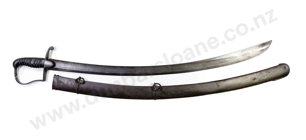 Officers 1796 Pattern Calvary Sword & Scabbard Image 1++
