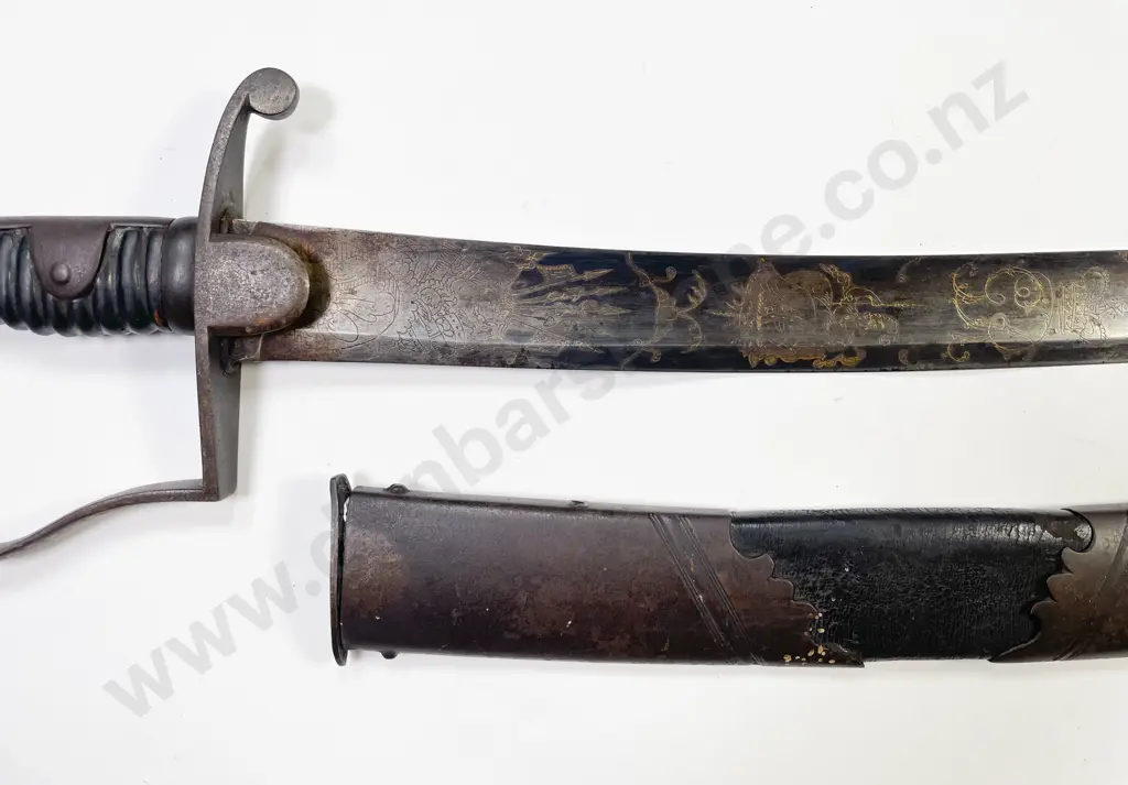 Officers 1796 Pattern Calvary Sword & Scabbard Image 1++