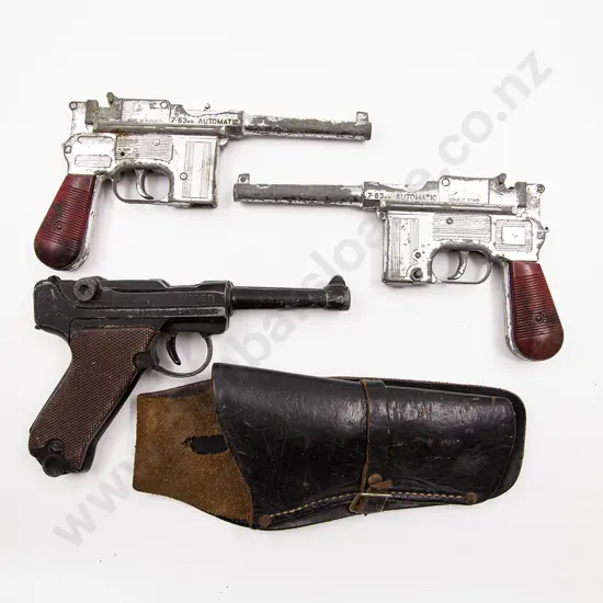 Three Lone Star Toy Pistols