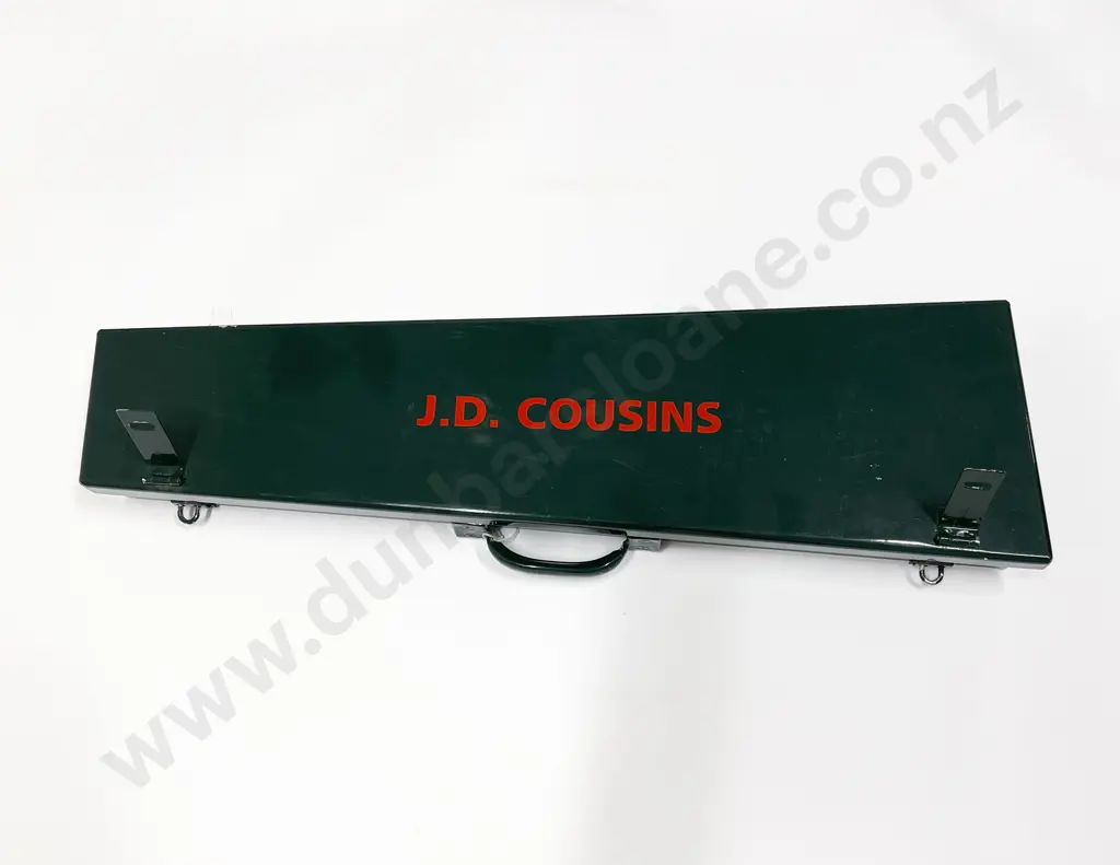 Green Enamelled Steel 410 Rifle Carry Case Image 1++
