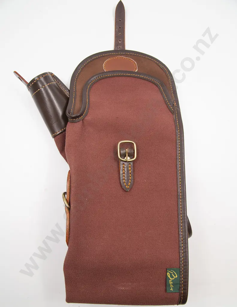 As New Brady Leather and Canvas Shotgun Sleeve Carrying Case Image 1++