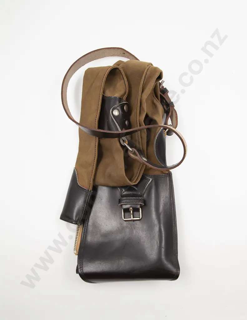 Leather and Canvas Rifle Case Image 1++