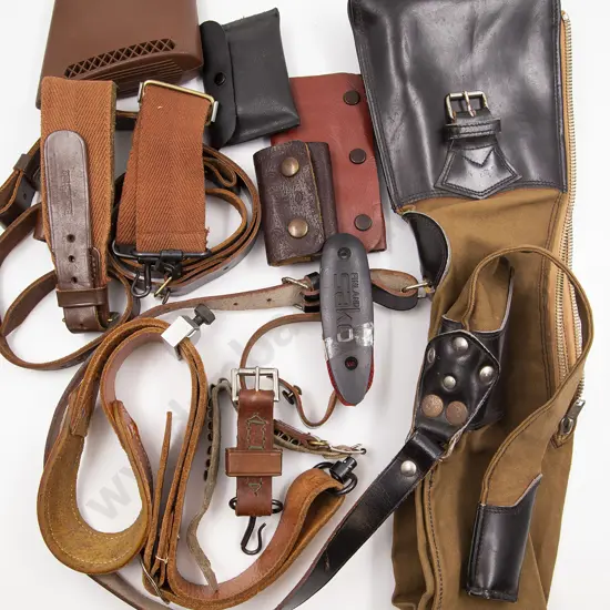 Leather and Canvas Rifle Case