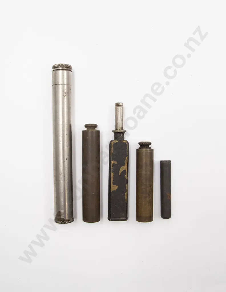 Five Assorted Rifle Oil Dispensers Image 1++