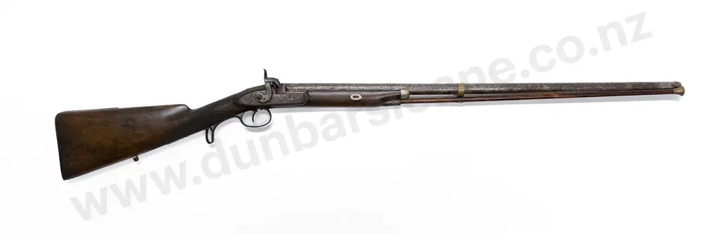 Antique Unknown Single Barrel Percussion Shotgun Image 1++