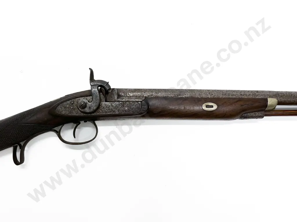 Antique Unknown Single Barrel Percussion Shotgun Image 1++