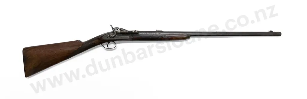 W H Tisdall Whittall St Birmingham Percussion Sporting Rifle Image 1++