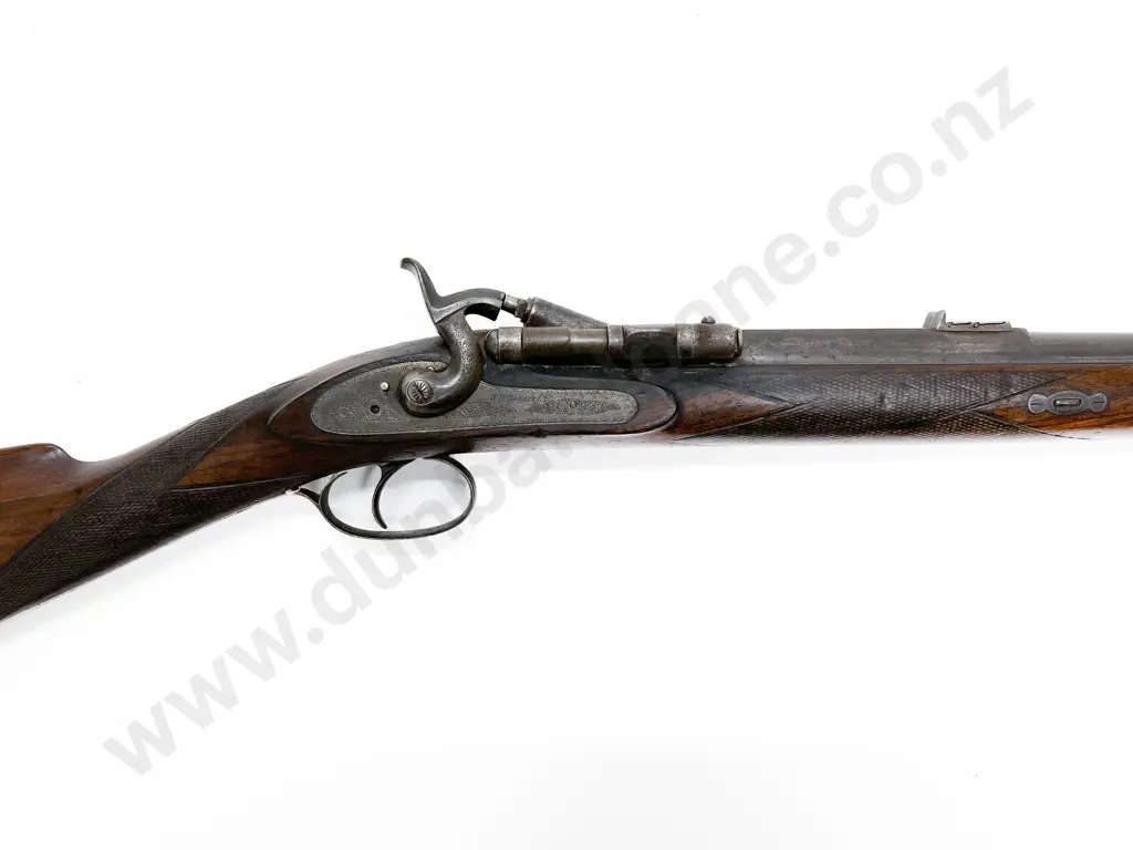 W H Tisdall Whittall St Birmingham Percussion Sporting Rifle Image 1++