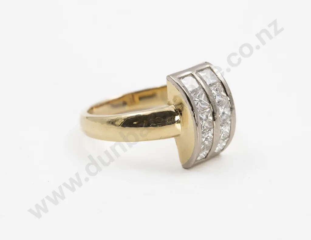 18ct 10stone Diamond Fancy Dress Ring Image 1++