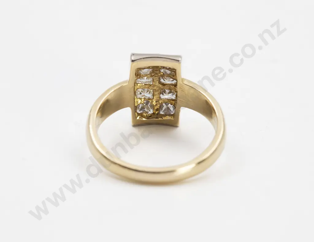 18ct 10stone Diamond Fancy Dress Ring Image 1++