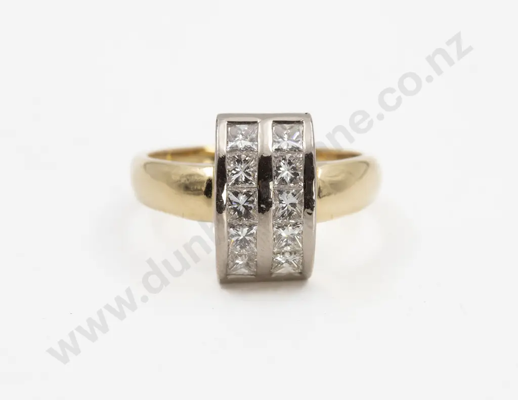 18ct 10stone Diamond Fancy Dress Ring Image 1++