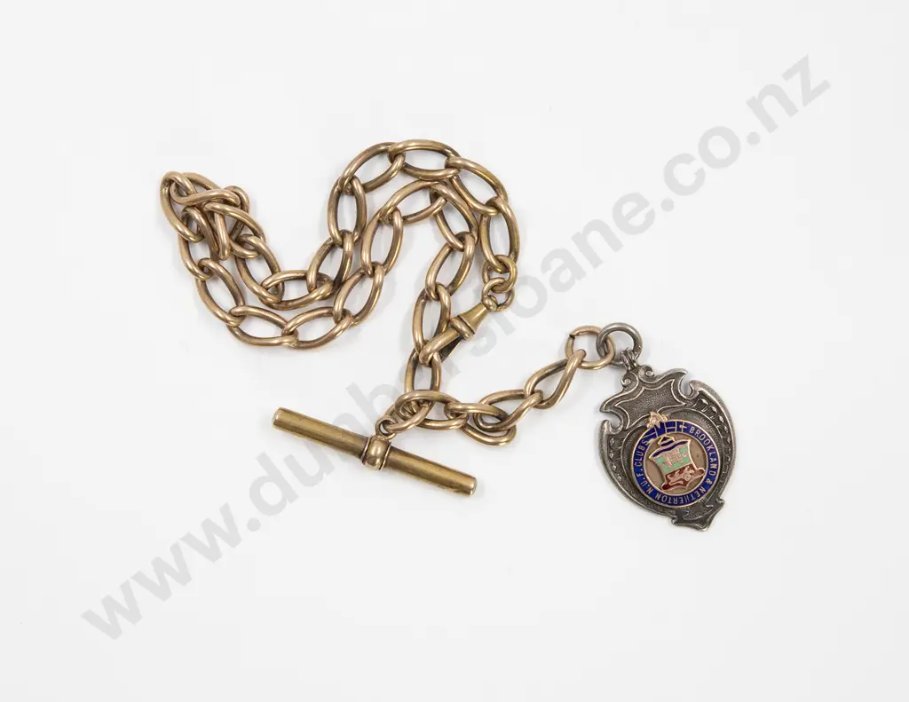 Victorian 15ct Uniform Curb Link Albert Chain Image 1++