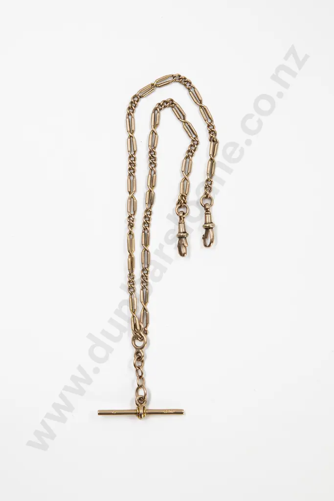 9ct & 15ct Fancy Mixed Link Albert Chain Image 1++