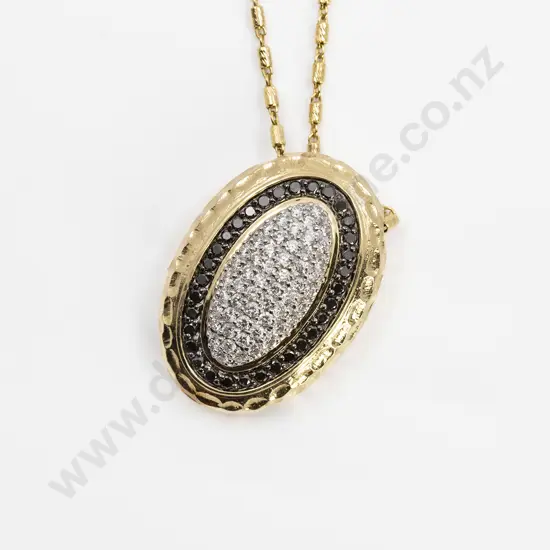 14ct Diamond Pendant and Chain