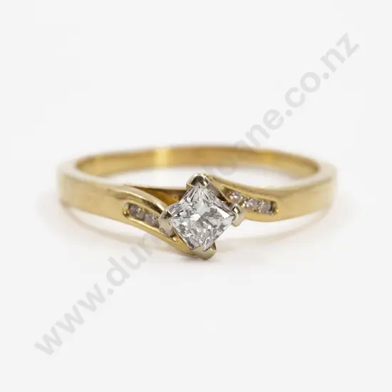 18ct Solitaire Diamond Ring