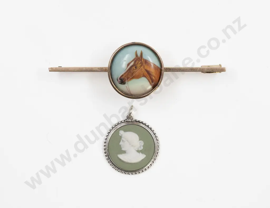 Victorian Enamel Bar Brooch Image 1++