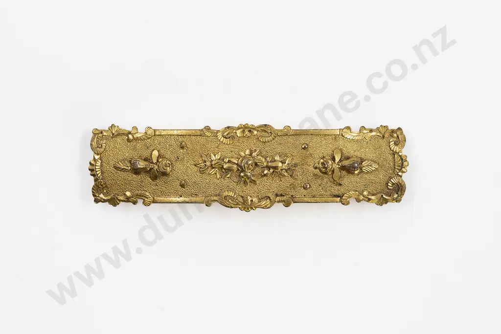 Victorian Gothic Ormolu Brooch Image 1++