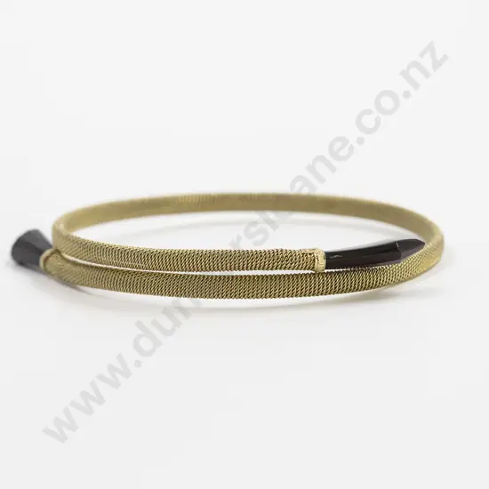 Art Deco 14ct Flexible Mesh Bangle