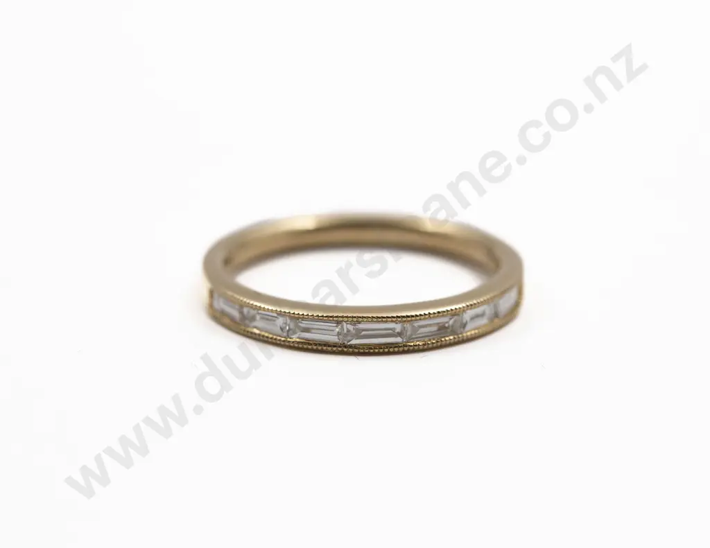 As New 18ct Seven Stone Diamond Band Ring Image 1++
