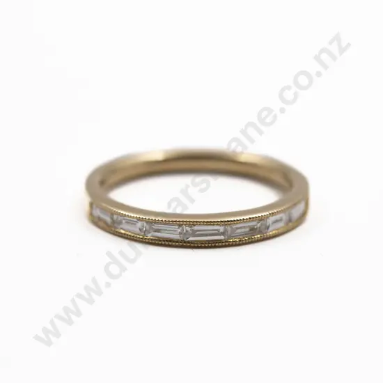 As New 18ct Seven Stone Diamond Band Ring