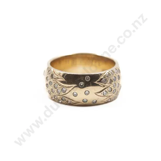 Karen Walker 9ct 46stone Fancy Diamond Band