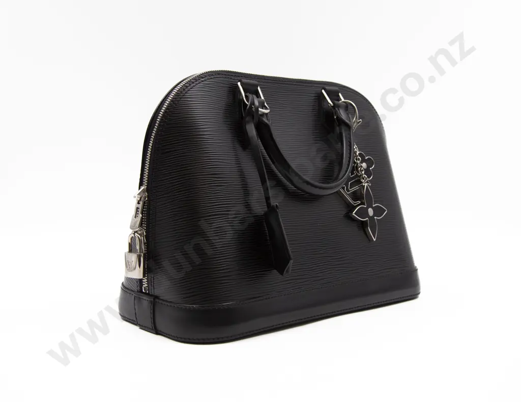 Louis Vuitton Anthracite Nacre Epi Leather Alma BB Bag Image 1++
