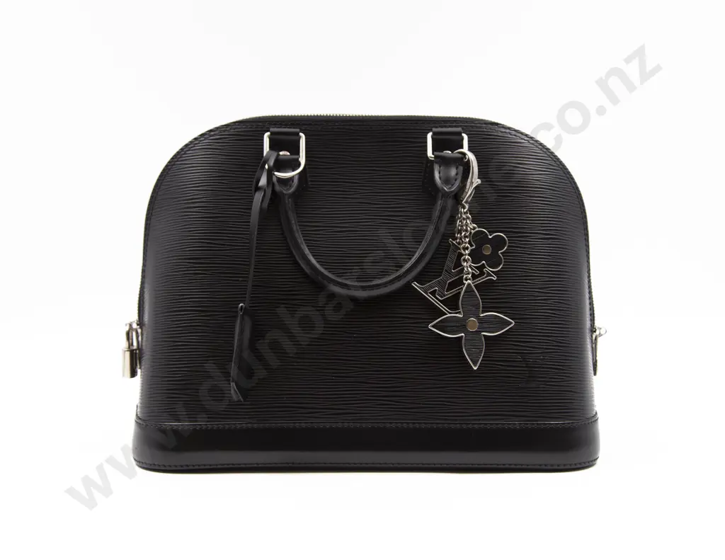 Louis Vuitton Anthracite Nacre Epi Leather Alma BB Bag Image 1++