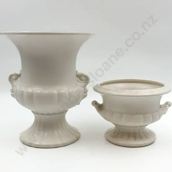 Two Crown Lynn Urn Vases