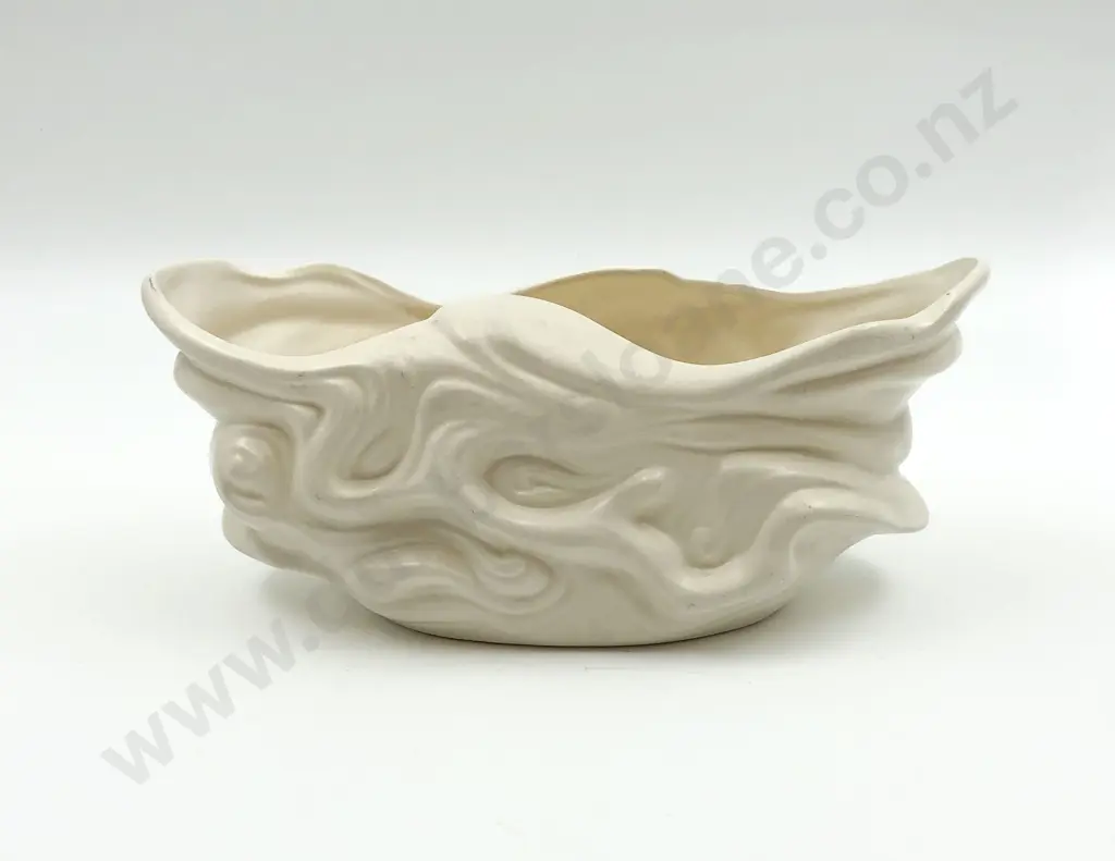 Crown Lynn Organic Form Trough Vase Image 1++