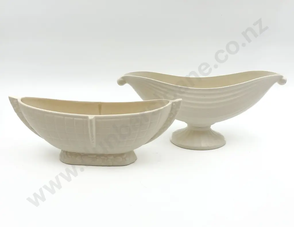 Two Crown Lynn Trough Vases Image 1++