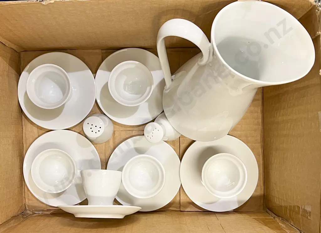 Six Rosenthal Egg Cups Salt & Pepper & Milk Jug Image 1++