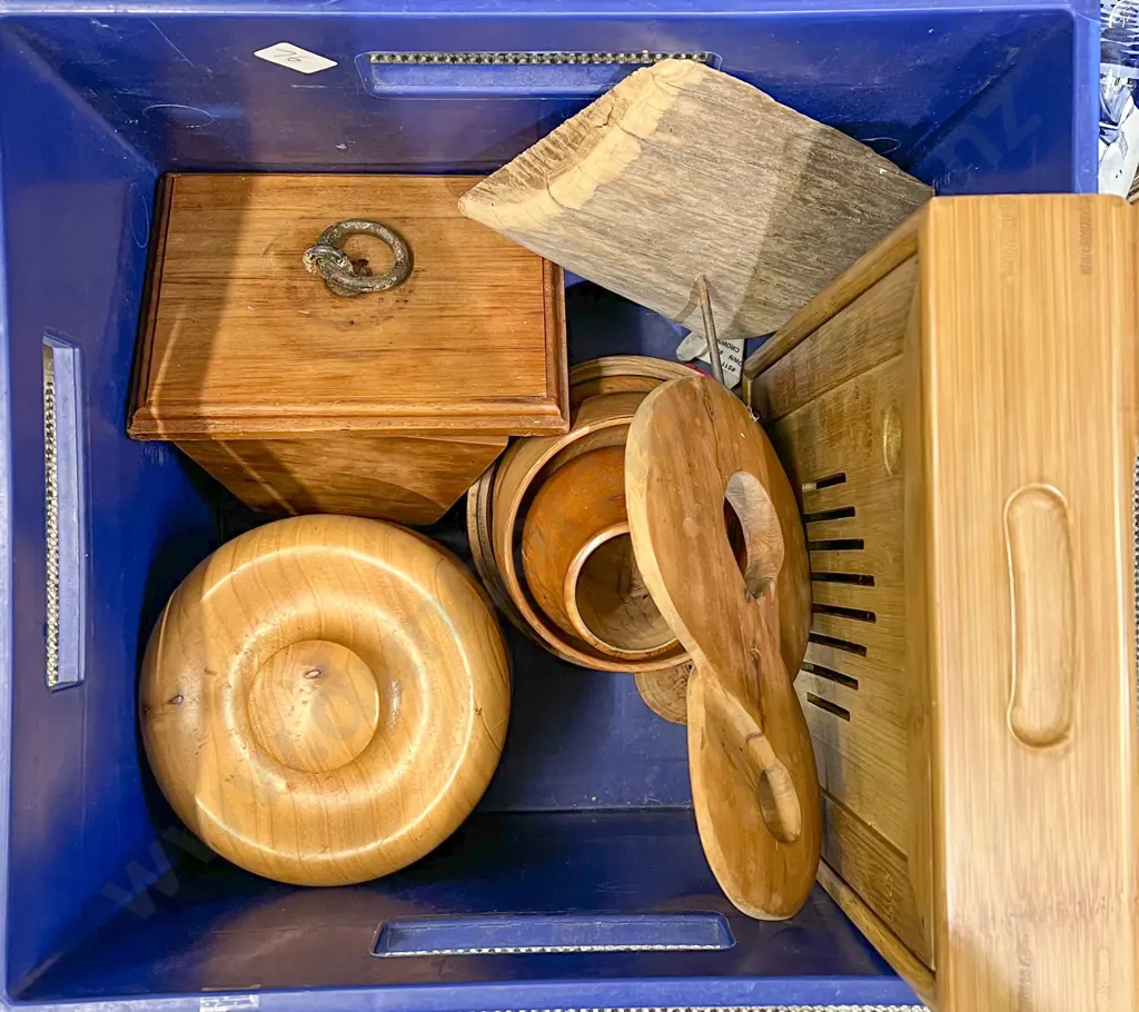 Box of Wooden Ware Image 1++