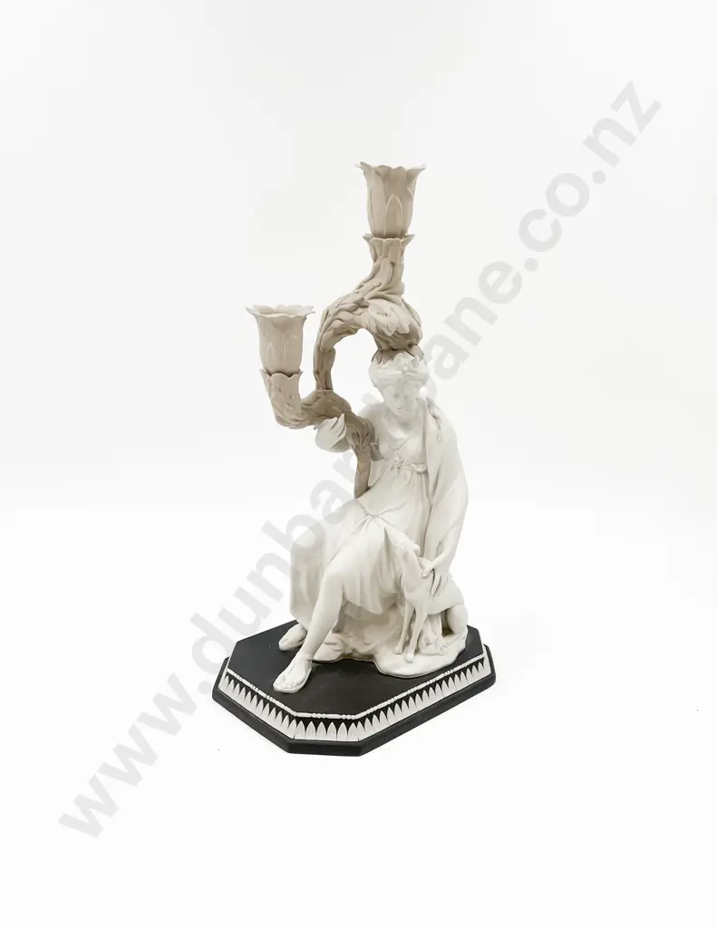 Wedgwood Jasperware Figural Candlestick Image 1++