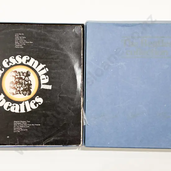 The Beatles Collection Box Together With Assorted Beatles and Paul McCartney Records