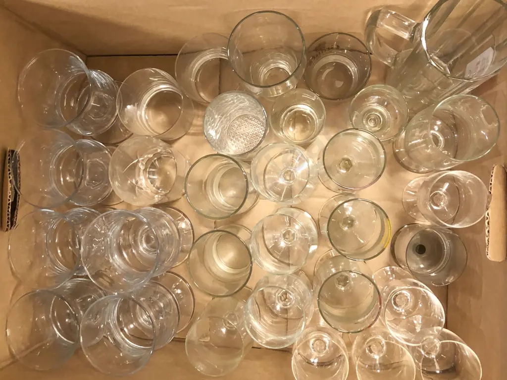 Two Boxes of Assorted Glassware Image 1++