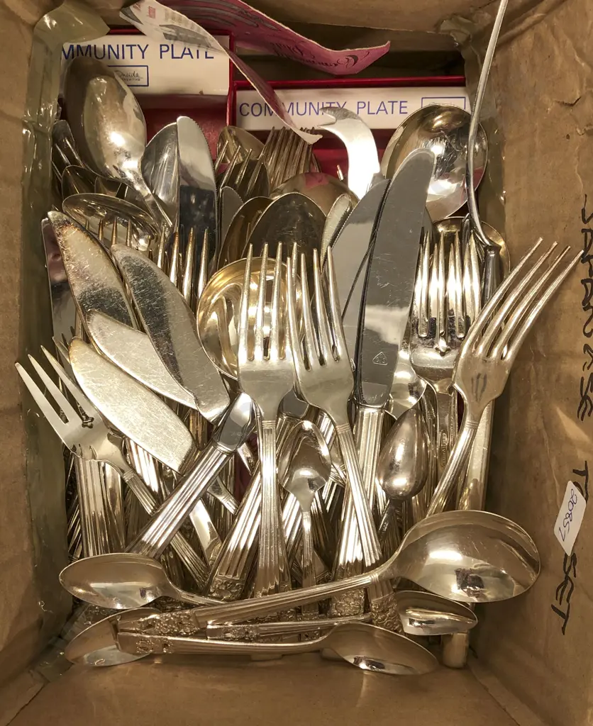 106 Pieces Community Plate Cutlery Image 1++