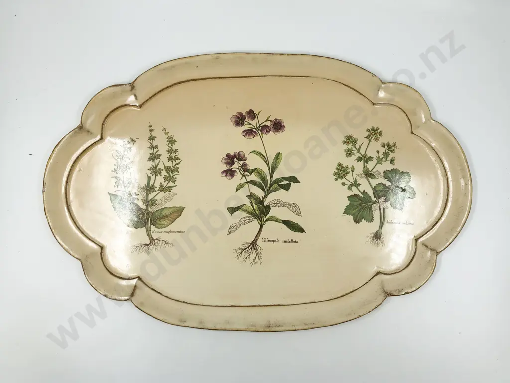 Portmeirion 'The Botanic Garden' Canister & 8 Napkins & Two Decorative Trays Image 1++