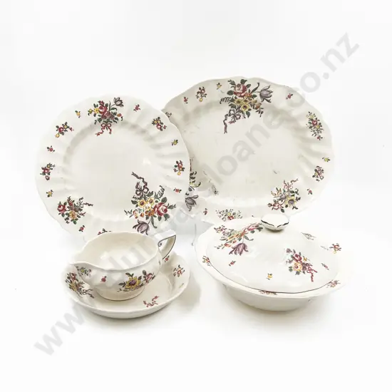 RD "Old Leeds Sprays" Pattern Dinner Ware