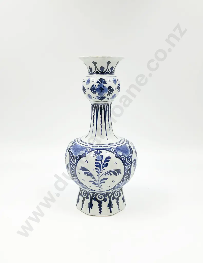 Blue & White Delft Vase Image 1++