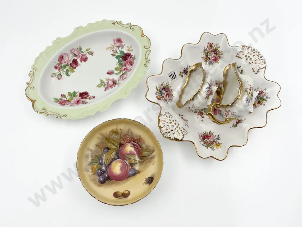 Small Qty of Assorted Fancy China Incl. Royal Albert and Hammersley Image 1++